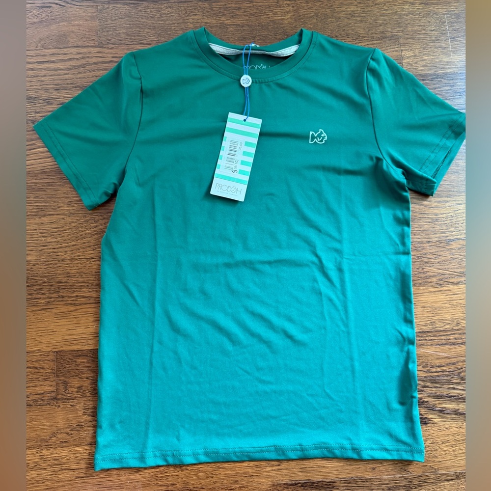 NWT Prodoh Green Short Sleeve Tee S 8/10